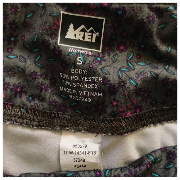 3/$30 REI Gray Floral Print Active Skirt - Picture 4 of 4